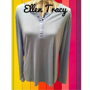Ellen Tracy Top Long Sleeve Top